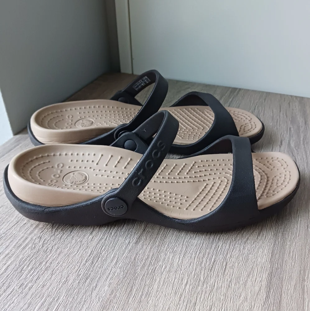 🌷 Crocs Cleo Open Toe Slide Sandal - Picture 6 of 13